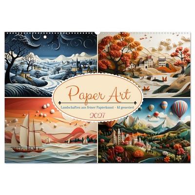 Paper Art (Wandkalender 2027 DIN A2 quer), CALVENDO Monatskalender
