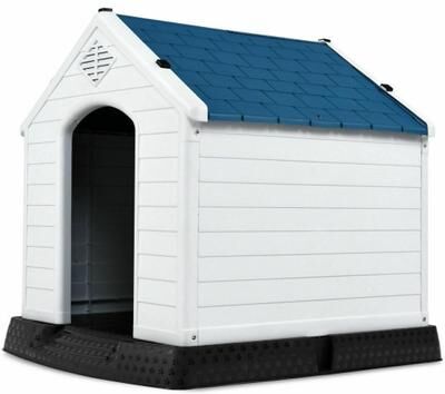 Costway Plastic Waterproof Ventilate Pet Puppy House