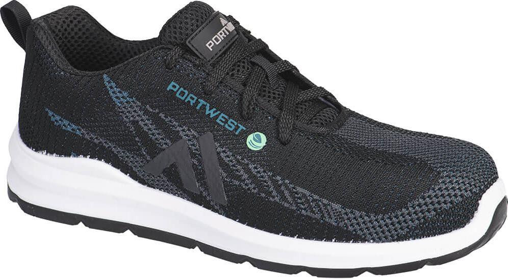 Portwest Eco Fly Composite S1ps Sr veiligheidsschoen Model Korb Maat 36 Zwart/Blauw