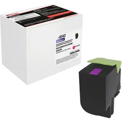 edding Toner EDD-6042 magenta kompatibel zu LEXMARK 80C2SM0