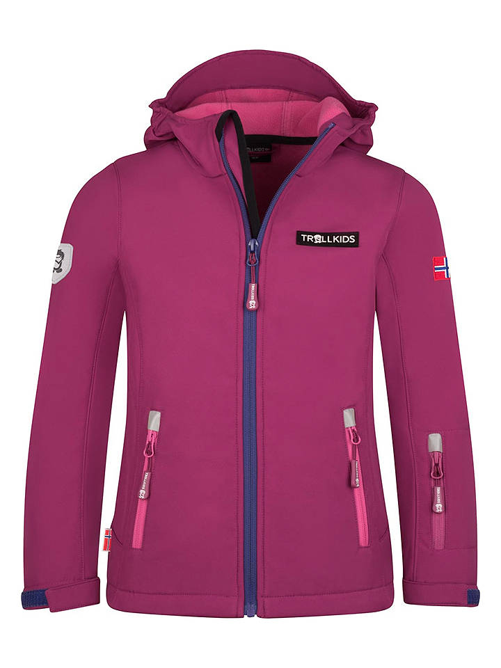 Trollkids Softshelljacke "Oslofjord" in Pink - 122