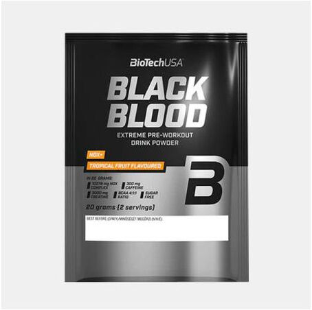 BIOTECH USA BLACK BLOOD NOX+ TROPICAL FRUIT 20g
