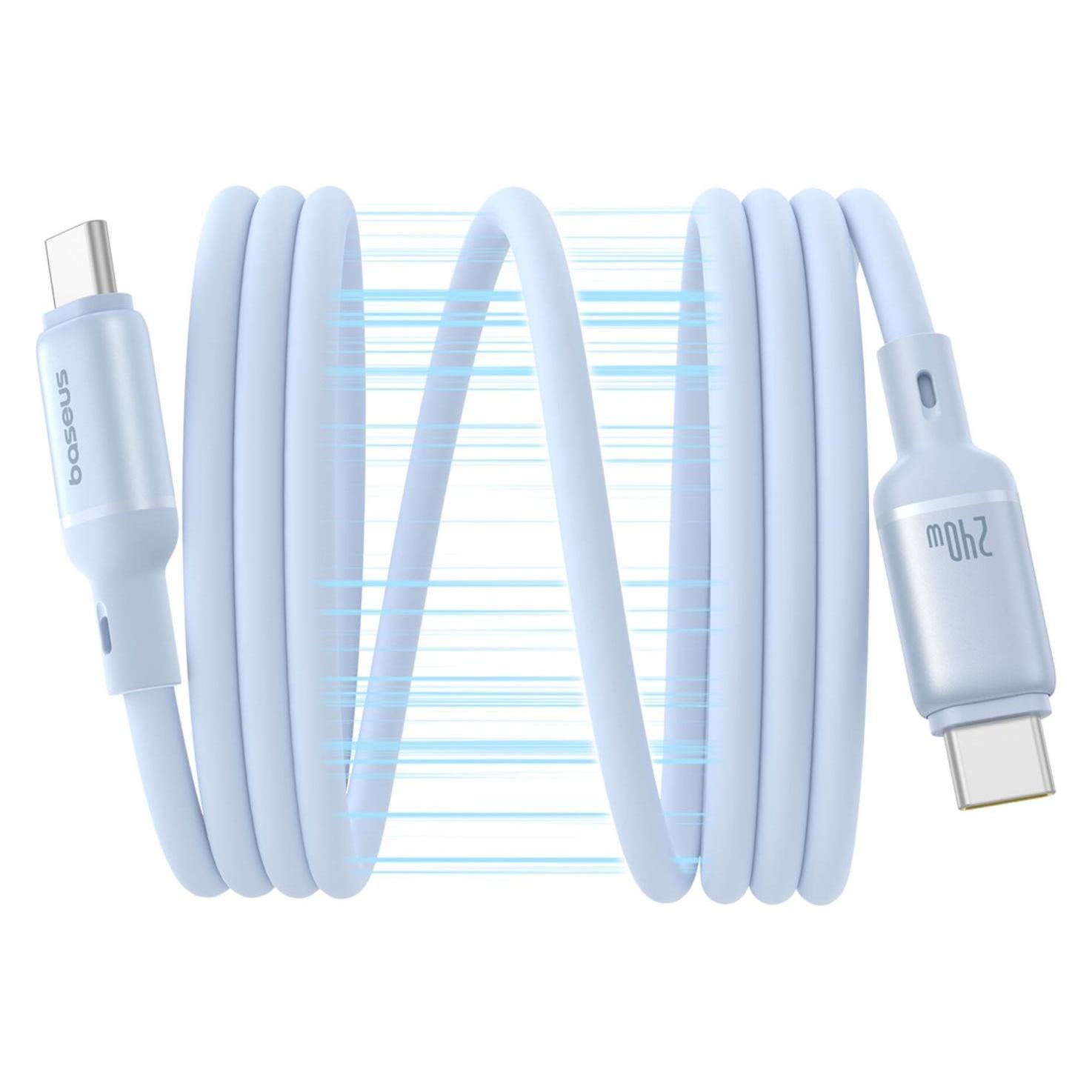 Baseus PicoGo magnetisch Ladekabel USB-C 240W 1m, blau (1 m, 240 W) (P10376800311-00)