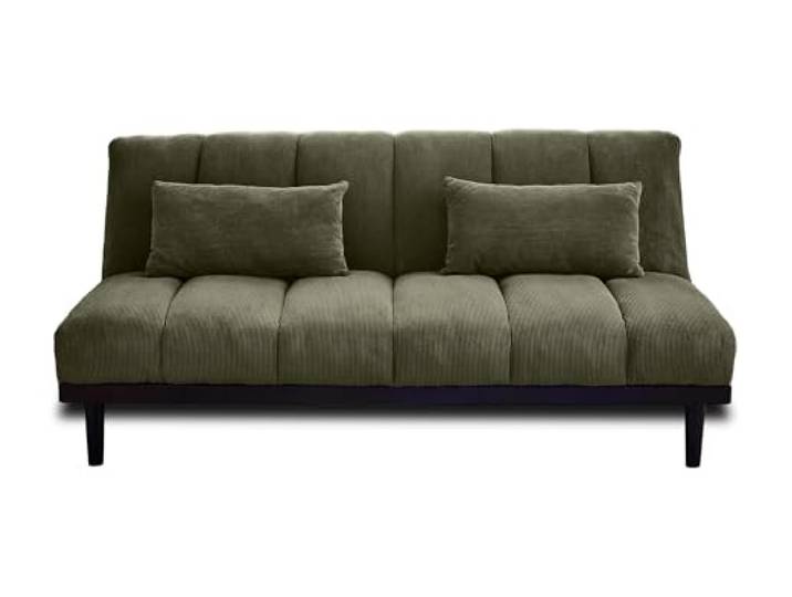 Best Möbel Samarra - 2-Sitzer Schlafsofa Klappsofa - Cord Grün