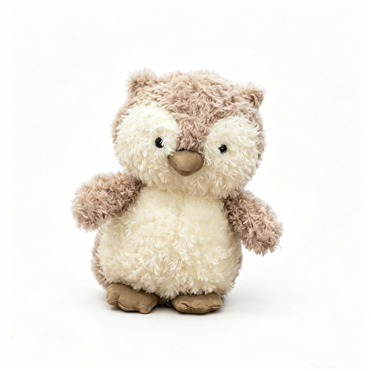 DTC GmbH Knuffel uil, bruin, 30 cm