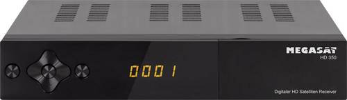 MegaSat HD 350 HD-SAT-Receiver Einkabeltauglich, Front-USB Anzahl Tuner: 1