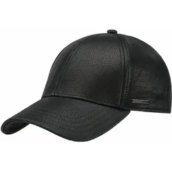 Leder-Baseballcap - XL