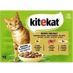 Kitekat MP Bunte Vierfalt 4x1.02 kg