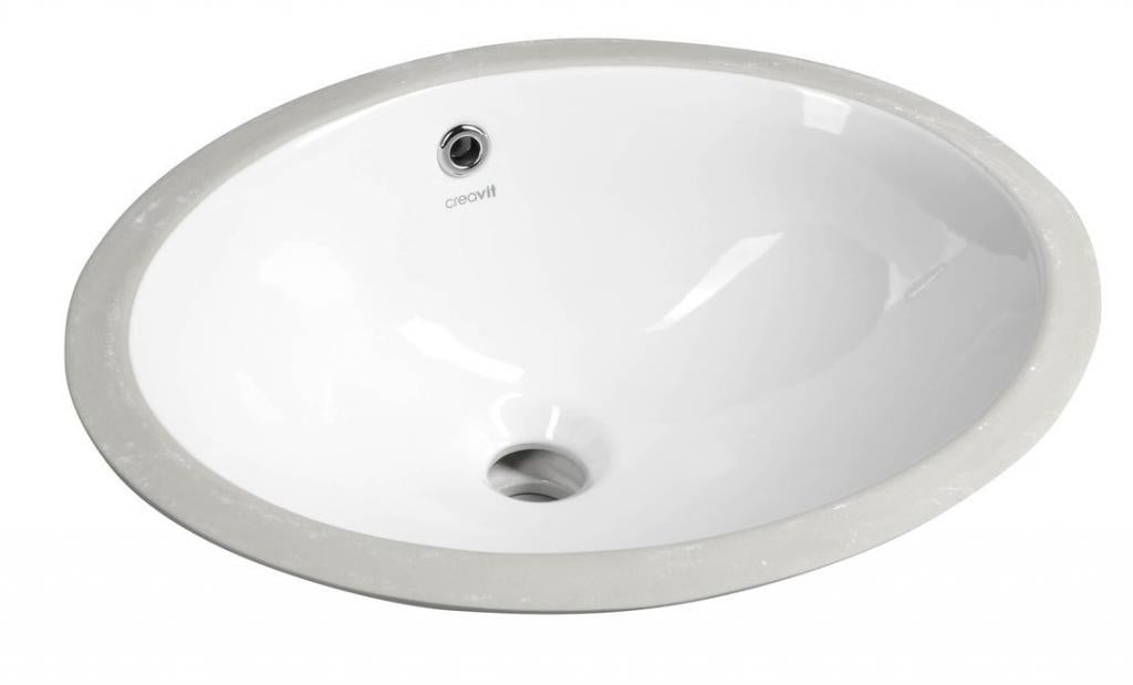 Creavit keramische onderbouw wastafel, wit, 48,5 x 38 cm