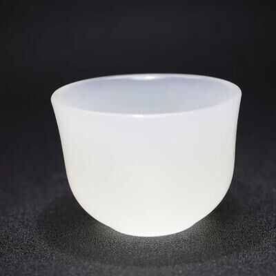 Uplift Treasures Premium Jade Kung Fu Tea Master Cup white