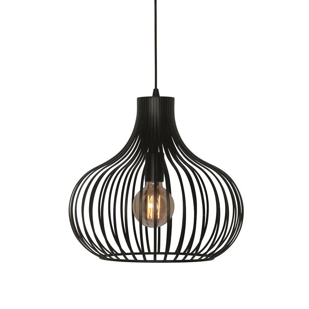 Freelight Hanglamp Aglio zwart 38 cm