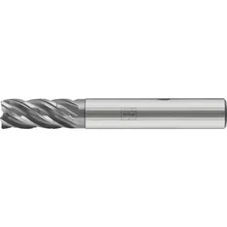 PFERD TOOLS VHM-Fräser Ø25mm, 5 Schneiden, mit Spanteiler, 2xDC, Radius 1mm, HB, Universal - 23000858