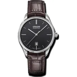 Union Glashütte Viro Datum 34mm - Damen D011.207.16.051.00 Sonderangebot - schwarz,braun - 34mm