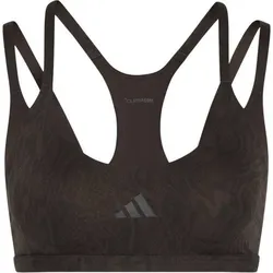 ADIDAS Damen BH Optime Workout Snake Strappy, Größe XS in Schwarz Schwarz
