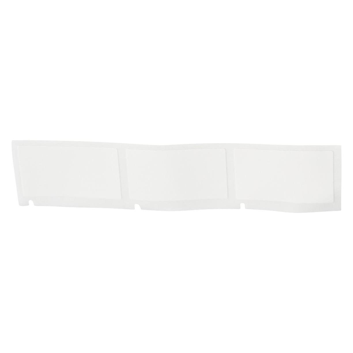 Brady M4-91-498, wiederablösbares Vinylgewebe, Schwarz auf weiss, 25.40 x 38.10 mm, max. Kabeldurch (M4-91-498)