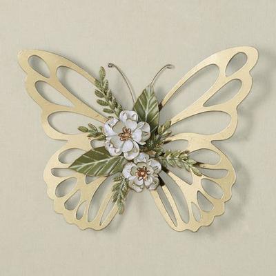 Touch of Class Sweet Butterfly Wall Accent Gold , Gold