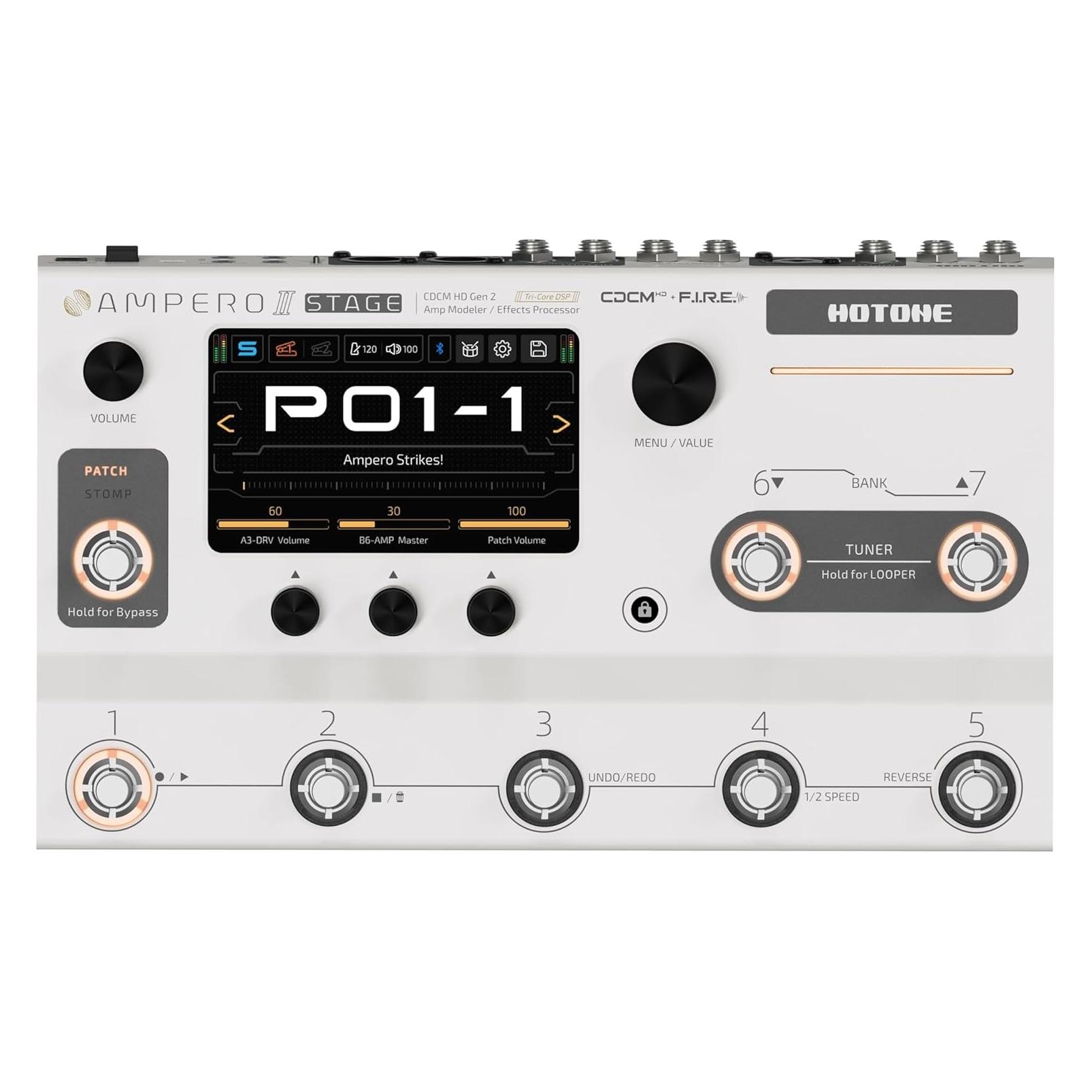 Hotone Ampero II Stage (Bass, Gitarre) (HTAMPSTAGEUK)