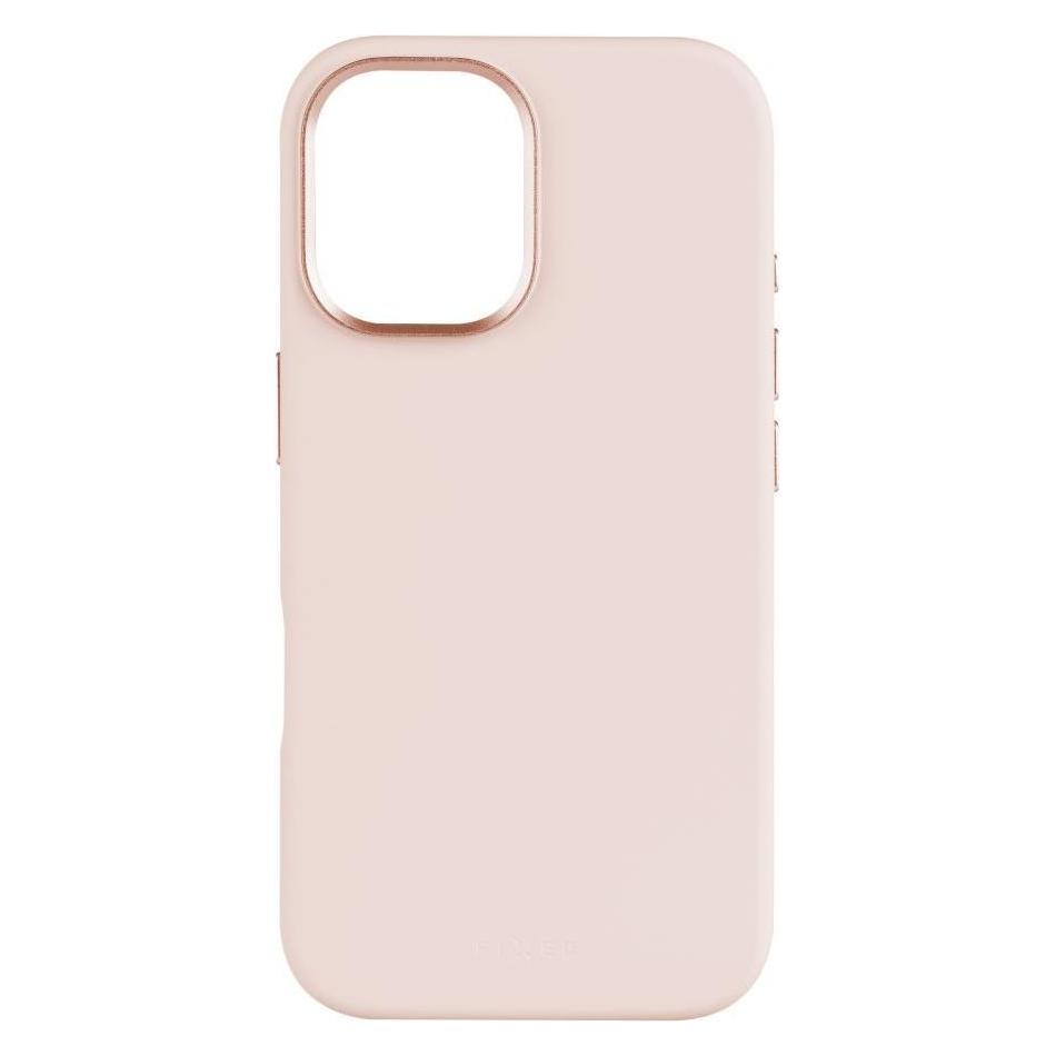 Fixed MagFlow korrigiert | Rückseite | Apfel | iPhone 16 | Flüssiges Silizium | Rosa (Apple iPhone 16) (FIXFLM2-1400-PI)