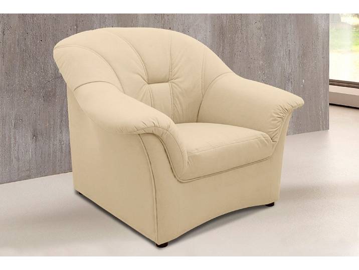 Sessel DOMO COLLECTION Papenburg zeitlose Rückensteppung, elegante Armlehne , beige (natur), B:99cm H:84cm T:82cm, Struktur ( 90% Polyester, 10% Polyacryl);Microfaser PRIMABELLE (100% Polyester);Kunstleder SOFTLUX;Luxus-Microfaser (100% Polyester), Sessel, Sessel, in großer Farbvielfalt