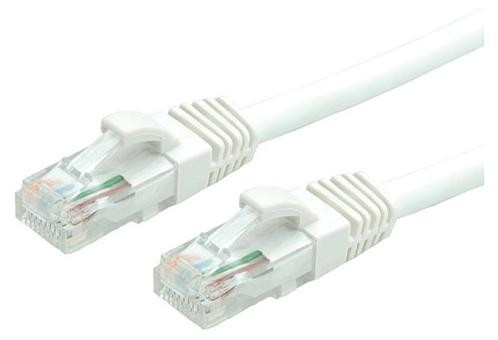 VALUE Patchkabel Cat.6A UTP wit 1 meter