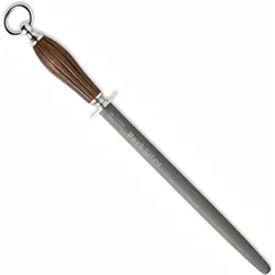 F. Dick Wetzstab DarkNitro Wetzstahl 30cm Messerschärfer oval - 71103302, Messerschärfer, Grau
