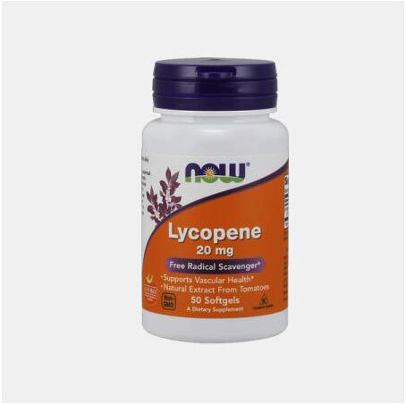 NOW LYCOPENE 20mg 50 CAPSULAS