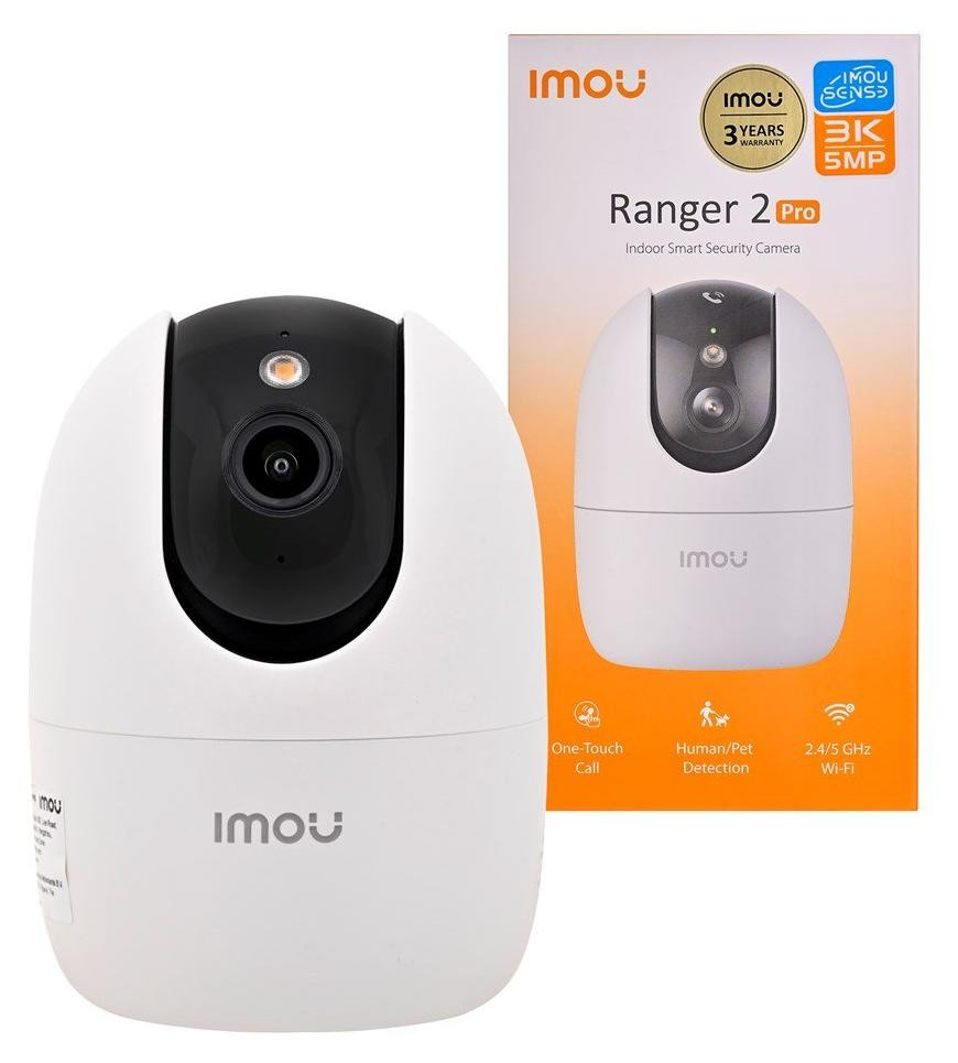 Imou Ranger 2 Pro dome IP-beveiligingscamera voor binnen en buiten met 2880 x 1620 pixels resolutie