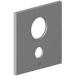 Dornbracht xSTREAM Rosette Ersatzteile 091102131 154 x 154 x 9,5 mm Platin gebürstet 091102131-06