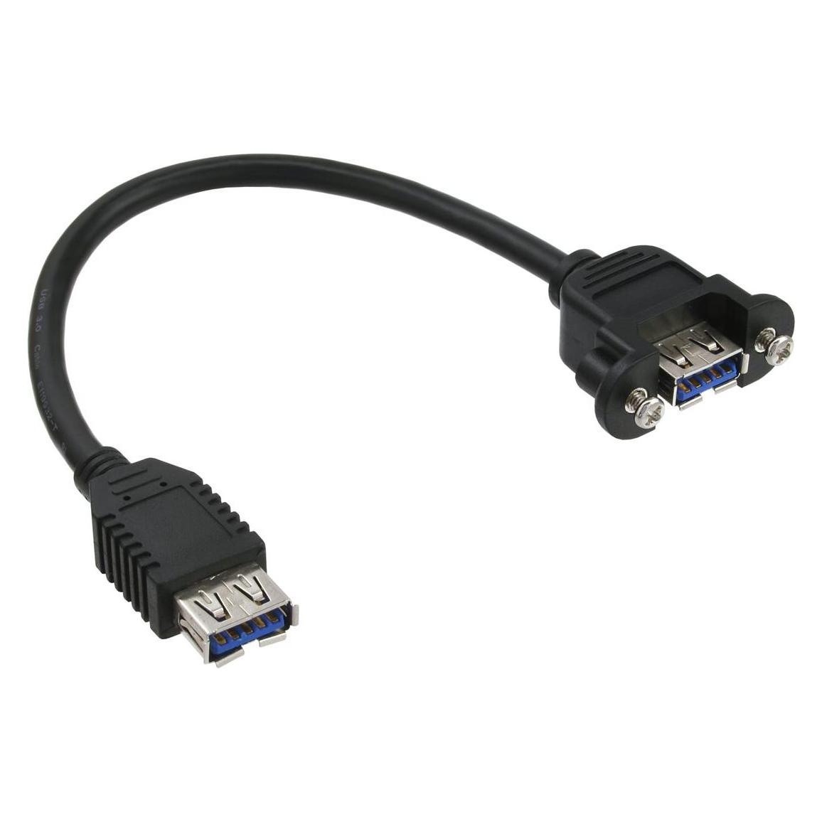 InLine USB 3.0 Adapterkabel (0.20 m, USB 3.2 Gen 1) (33445F)