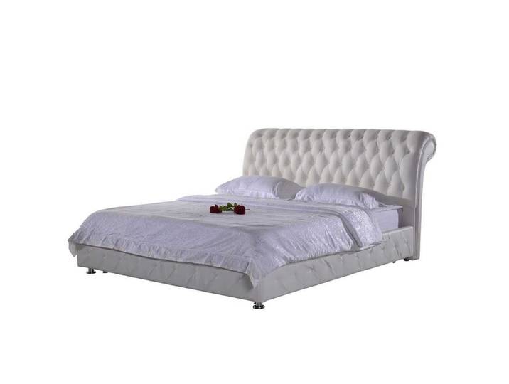 Xlmoebel Polsterbett Chesterfield Doppelbett aus Leder und Textil, handgefertigt in Italien (Bett Modell  S-9189), Hergestellt in Europa
