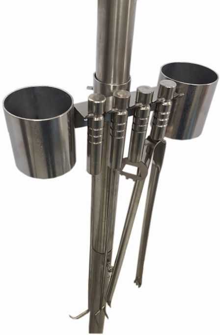 Schneider Grill Schneider Galgen-Grillbesteckhalter inkl. Edelstahlbesteck, 2- Stubbihalter