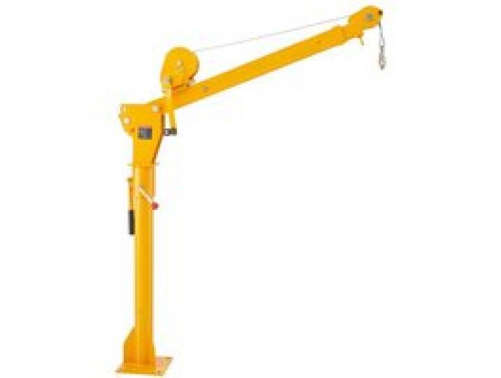 VEVOR Grue pour camionnette avec treuil manuel de 499 kg, grue de levage pour camion pliable, grue à flèche en acier pour camionnette, pivotante à 360°, pour levage de marchandise dans la construction