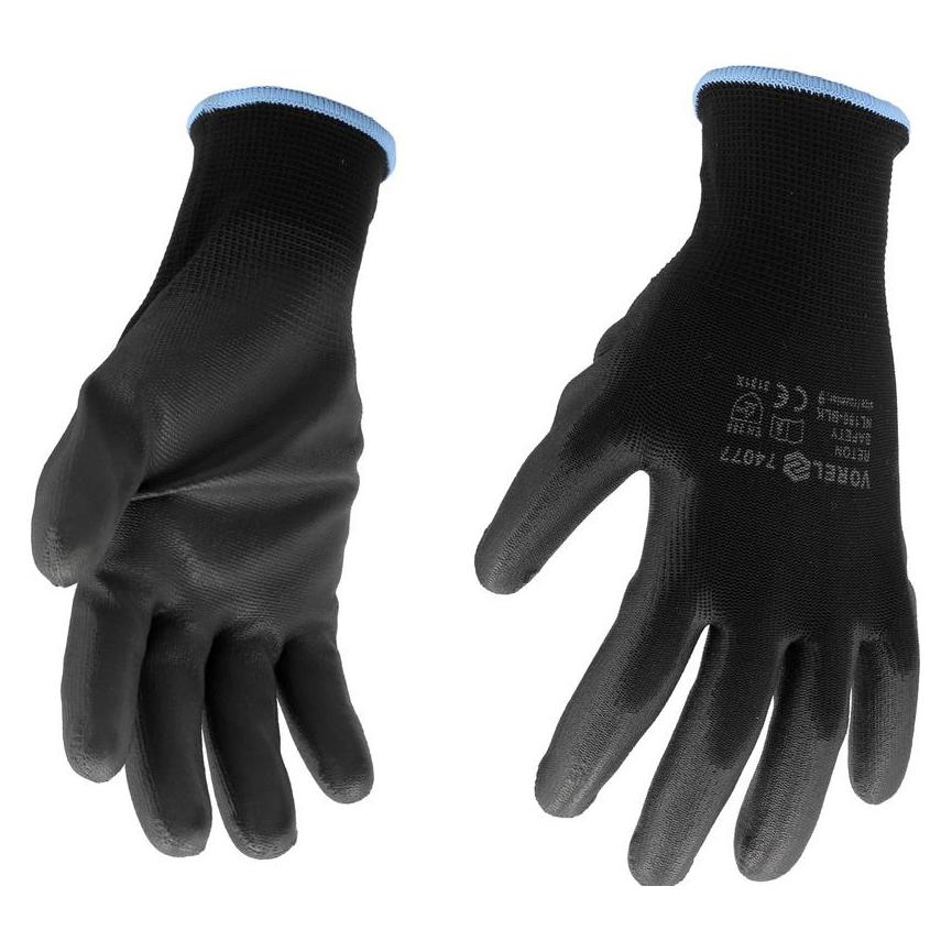 Compass Arbeitshandschuhe PU/PE Grösse 9 Set Ã 12 Paar (9) (74077)