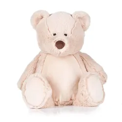 Mumbles Zippie Teddy Stofftiere MM051 mid brown one size