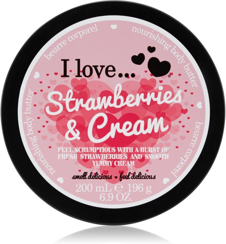 I Love Strawberries & Cream Körperbutter 200 ml