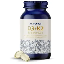Dr. Wunder Vitamin D3+K2 Kapseln (120St)