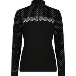 CMP Damen Funktionsjacke WOMAN SWEAT KNITTED, Größe 38 in Schwarz Schwarz