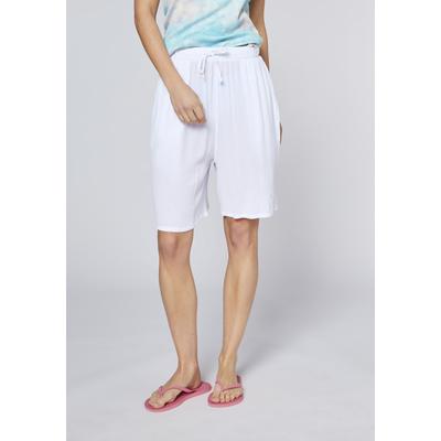 Jogginghose CHIEMSEE, Damen, Gr. XS (32), Normalgrößen, weiß, 100% Viskose, Hosen Jogginghose