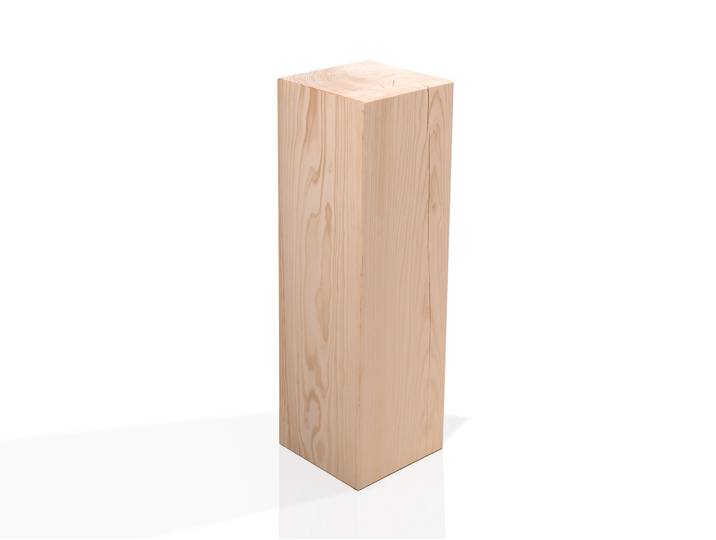 Blumensäule / Dekosäule, Material Massivholz, Fichte massiv