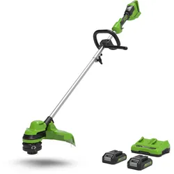 Greenworks Tools EU 48V (24V x 2) Rasentrimmer 33cm - 2x 2Ah Akkus