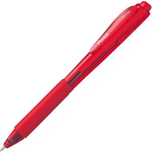 Pentel Kugelschreiber BK440, BK440-B, Gehäuse rot, Schreibfarbe rot