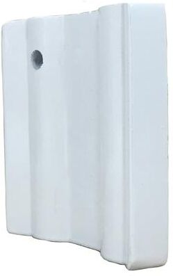 Superior Aluminum Railing Superior Aluminum Round Fluted Column Railing Adaptor Bracket 6 Inch - White