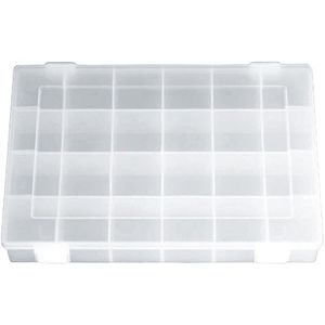 Hünersdorff Sortimentskasten PP-CLASSIC, 611500, 33,5 x 5,5 x 22,5cm, Kunststoff, mit 24 Fächern