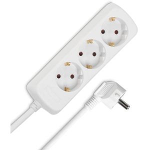 Hama Steckdosenleiste 00030528, mit 1,4m Kabel, 3-fach in weiß