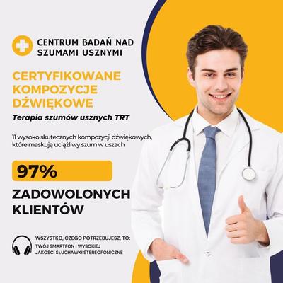 CERTYFIKOWANE KOMPOZYCJE DŹWIĘKOWE: Terapia szumów usznych TRT - Centrum Badań Nad Szumami Usznymi, Audio, 4066339007888