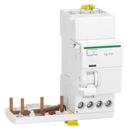 Schneider Electric, Schutzschalter, Acti9 Vigi iC40-FI/LS Modul-3P+N-40A- A9Y80740