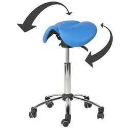 Sattelsitz Sattelhocker blau