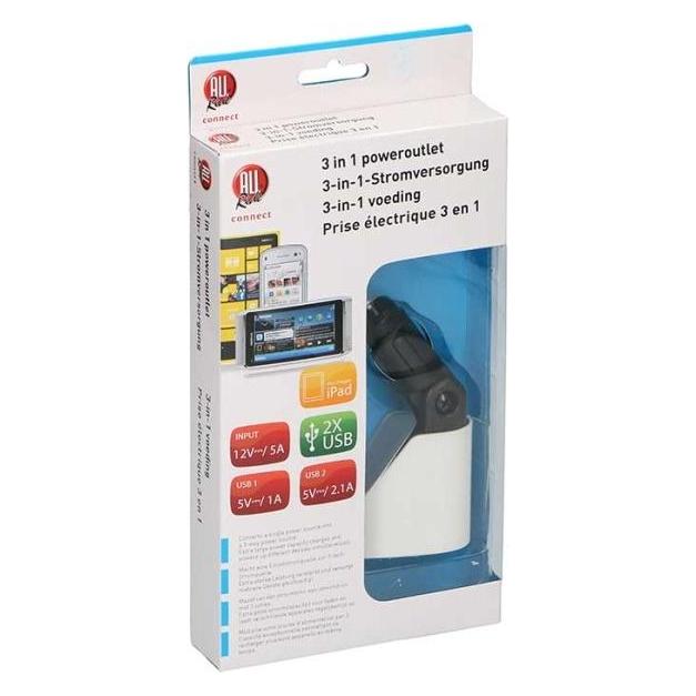 All Ride Connect Lighterplug w/USB 2.1a (79415)