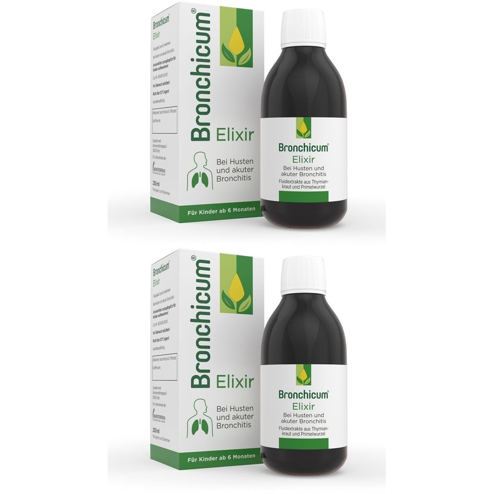 Bronchicum Elixir 2x 2x250 ml Flüssigkeit zum Einnehmen