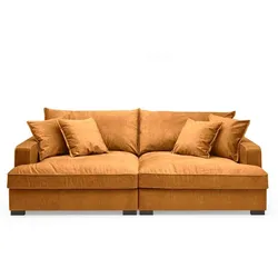 BOOOM Bigsofa Tribecca Stoff Orange Amber 242 cm